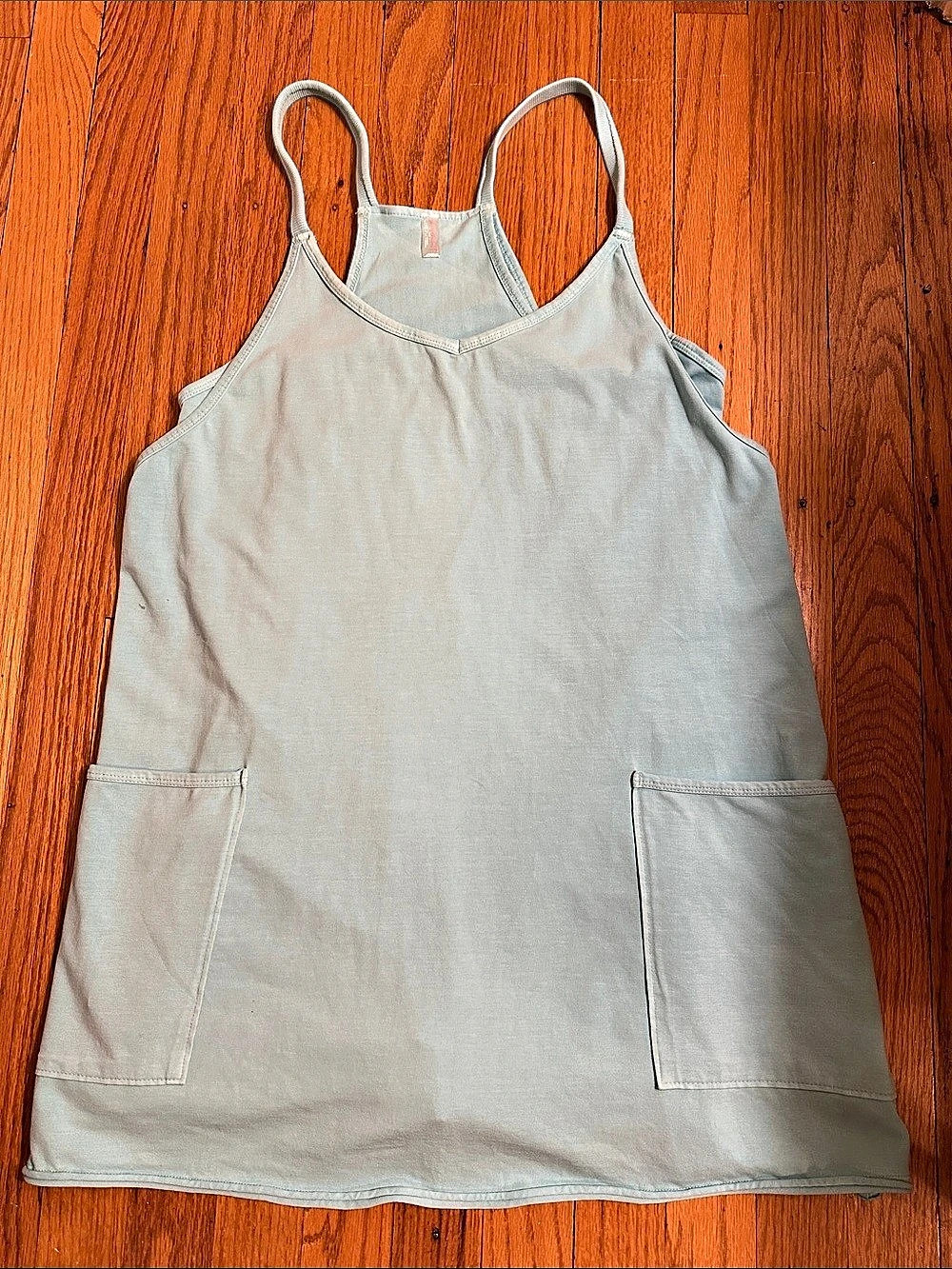 Free People Blue/Green Mini Dress Like New without tags with shorts M